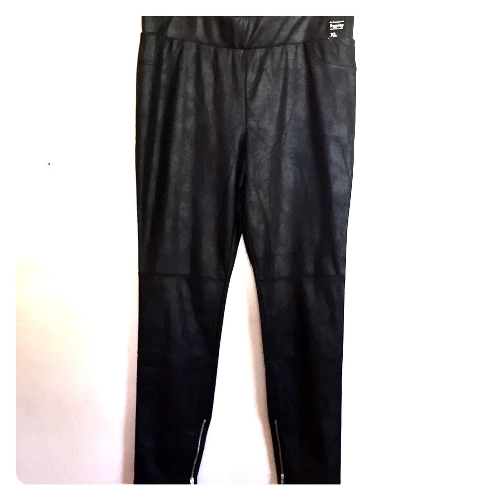 NY and Co faux leather leggings